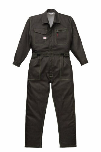 AUTO-BI 山田辰 ツヅキ服(秋冬用) 5960 黒いこと 4L大きさ