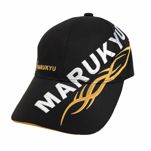 MARUKYU マルキュー　フラットバイザー　ブラック　キャップ 帽子 マルキユーフラットバイザーキャップ02(5色) | つれるエサづくり