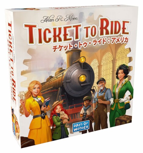 ホビージャパン(HobbyJAPAN) チケット・トゥ・ライド：アメリカ(2025年新版) 日本語版 (2-5人用 30-60分 8才以上向け) ボードゲーム