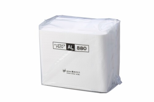 橋本クロス ハードワイプアルファ 厚手タイプ AL880 60枚×12袋(720枚)