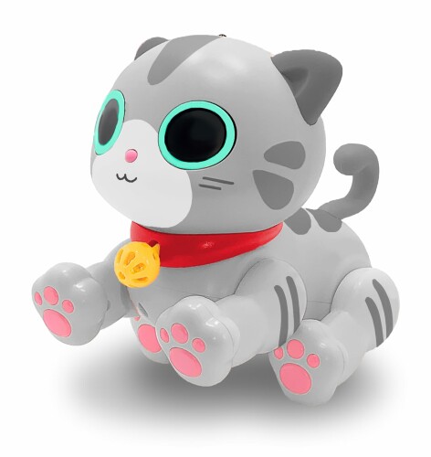 TKSK ロボキャッティフレンドリー ミィ リモコン ラジコン プログラム機能搭載 タッチセンサー搭載 音感センター搭載 ネコ型ロボット TK-117