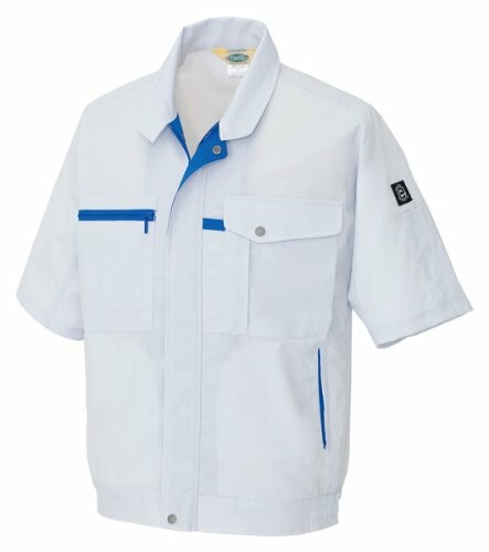 アイトス 半袖ブルゾン(春夏用) AZ-5361 003 シルバーグレー Sサイズ｜アルメリア店 8,735円