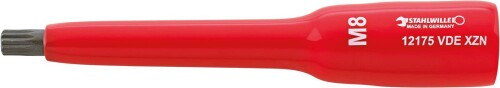 STAHLWILLE スタビレー 差込角3/8SQ 絶縁トライスクエアビットソケット サイズM10&times;全長136mm 12175VDE-XZNM10｜アルメリア店