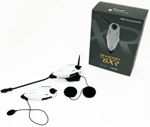 B+COM SB6XR（2個入）ペアユニット ブルートゥース インカム 6人通話 サインハウス ビーコム SB6XR ペアユニット ハイエンドモデル B+