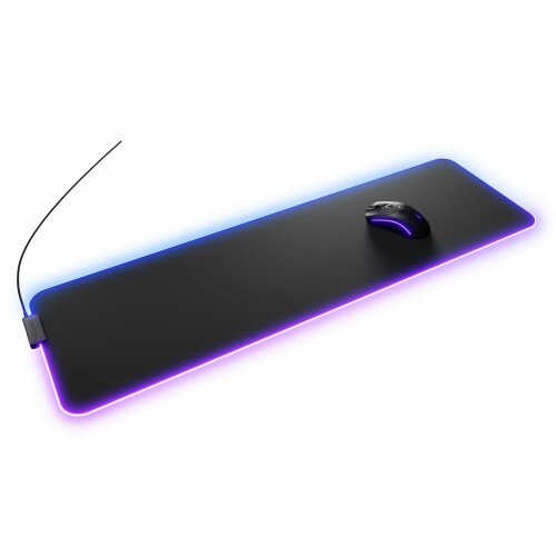 Glorious Mouse Pad 2 GLED Large Extended Black RGB書き込み積み上げる 布製ゲーミングマウスパッド L Extended大きさ (915 x 280粍) GLO-MP2-GLED-LE-B MS0771