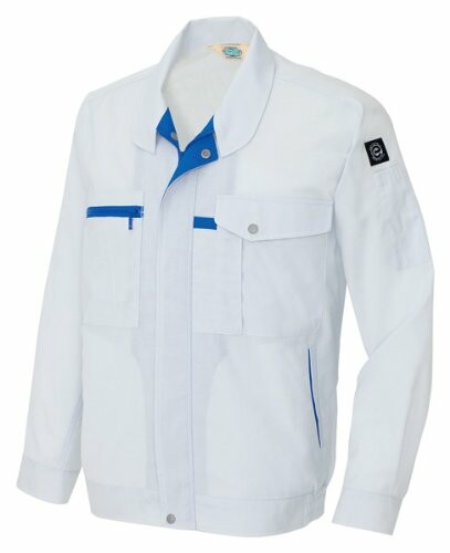アイトス 長袖サマーブルゾン(春夏用) AZ-5360 003 シルバーグレー 5Lサイズ|アルメリア店