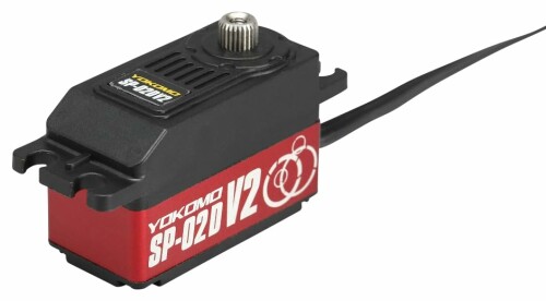 ヨコモ RWD ドリフトサーボ V2 デジタル サーボ ロープロ (赤) SP-02DV2R