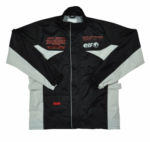 エルフ(ELF) バイク用レインスーツ セパレート BK L ELR-3291|アルメリア店