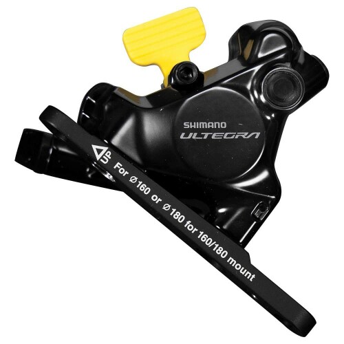 SHIMANO(シマノ)BR-R8170 フロント フラットマウント 付属/マウントブラケット[ファイ]140/160mmローター用 ・固定ボルトX2本 レジンパッドフィン付