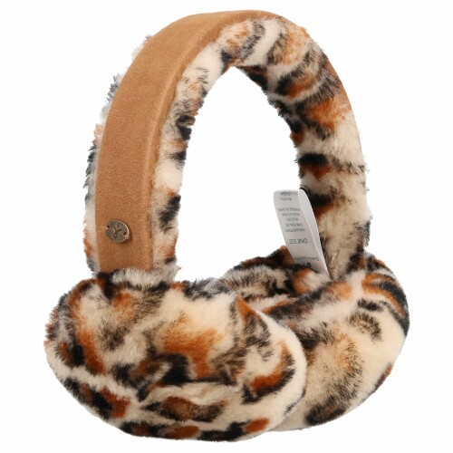 AngahookLeopardEarmuff-W7021-Chestnut-O/S