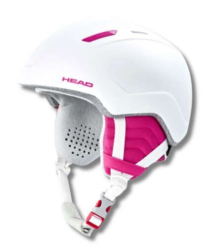 (ヘッド) スキー スノーボード ヘルメット ガールズ HELMET Y-MAJA WH XS/S:52-56|アルメリア店