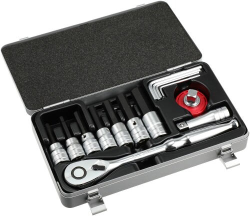 京都機械工具(KTC) 12.7sq.ヘキサゴンビットソケットレンチセット TBT415HX|アルメリア店