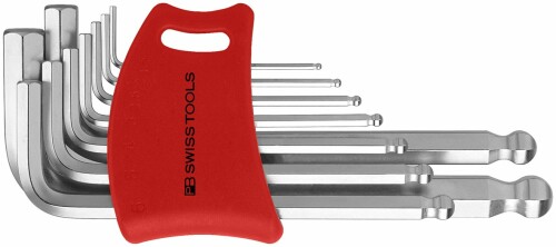 ピービースイスツールズ(PB Swiss Tools) 212DH-10 ボール付六角棒レンチセット(パックナシ) 212DH-10|アルメリア店