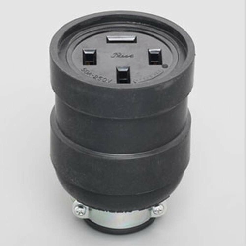 アメリカン電機 平刃形 ゴムコネクタボディ 接地3P50A250V R544 7,372円