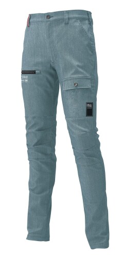 アタックベース(Atackbase) The tough ハイパーストレッチカーゴパンツ 秋冬用 ブルーグレー 0571 32 M