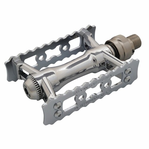 MKS(三ヶ島製造所) 銀輪 ペダル SYLVAN TOURING NEXT Ezy Superior (シルヴァン ツーリング ネクスト イージースーペリア) しろがね色