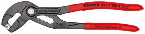 クニペックス KNIPEX スプリングホースクリッププライヤー(SB) 8551-180ASB｜アルメリア店