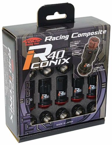 KYO-EI ( 協永産業 ) Racing Composite R40 iCONIX レーシングコンポジットR40 アイコニックス RI-13KK L&N 1.25 BK キャップ無し ブラック RI-13KK|アルメリア店