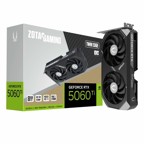 ZOTAC GAMING GeForce RTX 5060 Ti 8GB Twin Edge OC グラフィクスゲーム盤 ZT-B50610H-10M VD9183