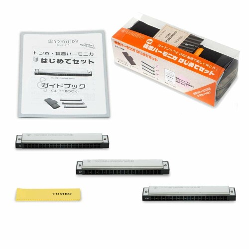 トンボ 複音ハーモニカセット 3121HRB ブラック｜アルメリア店