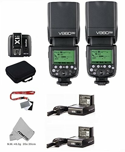 GODOX V860II-Nカメラフラッシュ2個セット品 (TTLpioneering Flash) Li