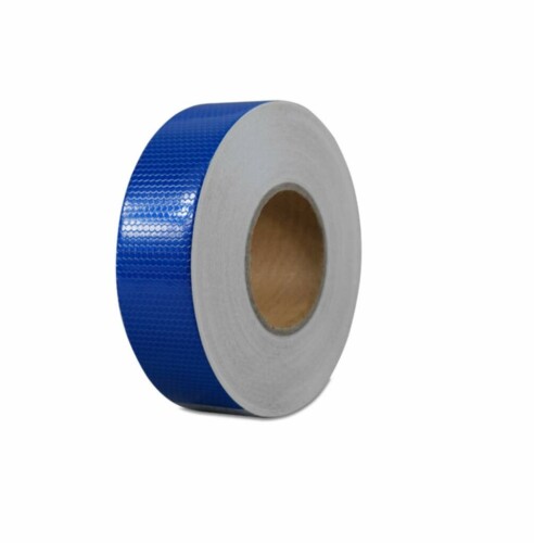 セーフ幽客(SAFERUN) 高明快さ無条件反射磁気テープ 青 50mmx50m 厚さ0.35粍 宇宙カプセル社会システム高明快さ無条件反射手合い PVC