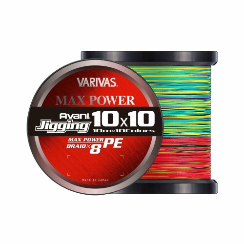 バリ二階建てバス(VARIVAS) 8本撚りPE生産ライン アバニ ジギング10×10 マックス力強さPE X8 1200m 3号