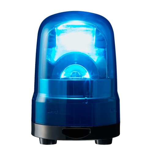 パトライト/PATLITE 回転させる灯 SKH-M1JB-B Φ100 DC12~24V 青碧 呼びりん付 3点雄捩子足取り付き