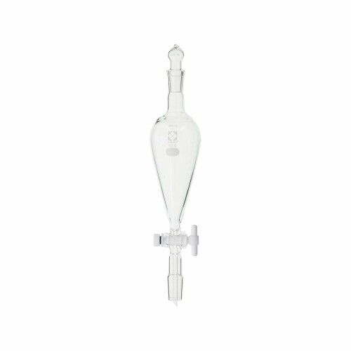柴田科学の科目 SPC分液ロート スキーブ形 PTFEまかない方付 100mL 030220-19100