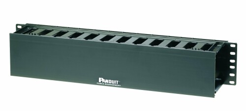 パンドウイット ヒンジ式ダクト型 水平ケーブル管理パネル 表面ダクト2U WMPF1E|アルメリア店
