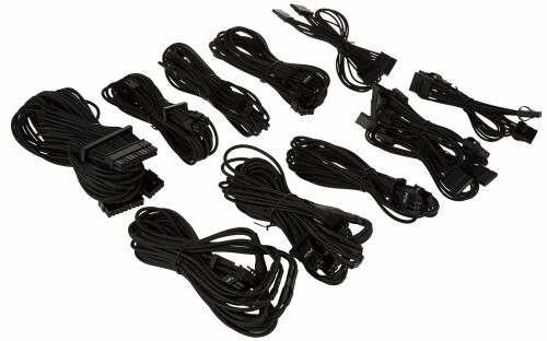 CORSAIR Premium Individually Sleeved PSU Cables プロフェッショナルキット Type 4 Gen 4 ブラック CP-8920222 16,830円