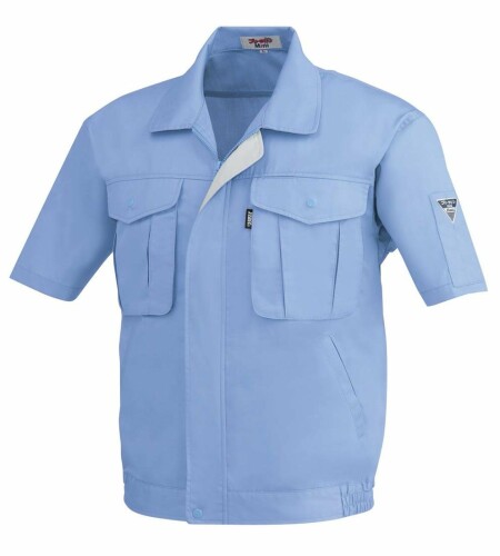 (ジーベック) やり方服(上衣) 1291-40-5L 青碧 5L