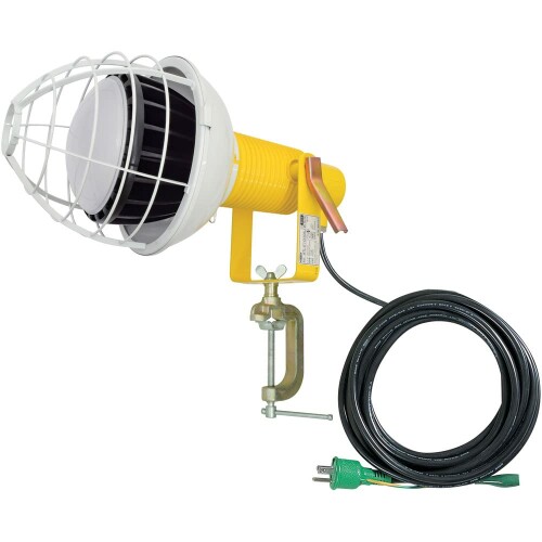 エコビックLED投光器100W 作業用 ワイド 昼白色 アース付 電線5m ATL-E10005J-W-50K