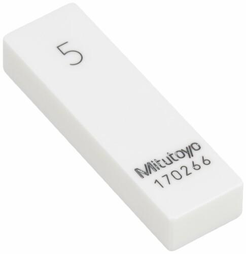 ミツトヨ(mitutoyo) レクタンギュラゲージブロック セラミックス製 1級 5粍 613615-03