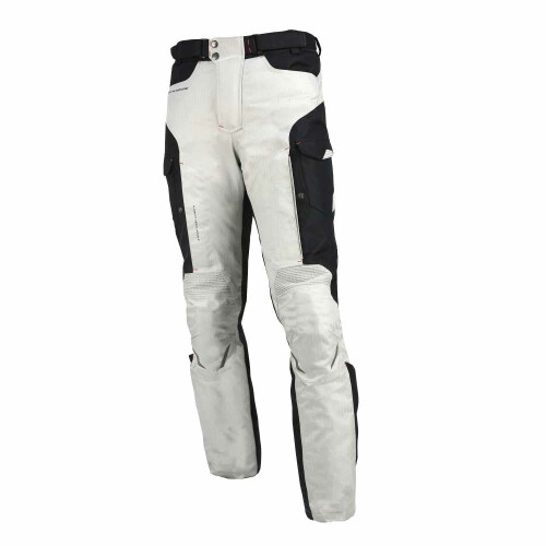 (ラフ&ロード) バイク用 アドベンチャーシリーズ デュアルテックスアドベンチャーオールシーズンパンツ ヘリンボーンシルバー BLサイズ RR7108SP-SVB3|アルメリア店
