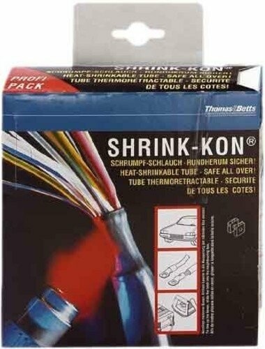 シュリンクコン 熱収縮チューブ 一般用カラーボックスタイプ 青 HSB1000-6