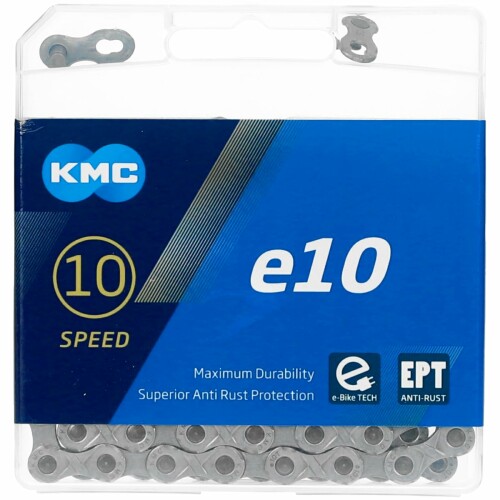 ケイエムシー(KMC) e10 TURBO EPT 10段 E-SPORTBIKE用 チェーン店 しろがね色 中