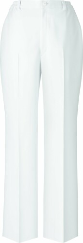 美脚パンツ ノータック ホワイト PO-2025 ホワイト S オンワード 白衣 5,758円