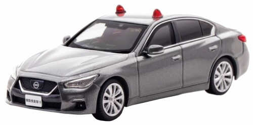 RAI'S 1/43 日産 スカイライン GT (V37) 2022 警察本部刑事部機動捜査隊車両 (グレー / 2灯仕様) 完成品 H7432205
