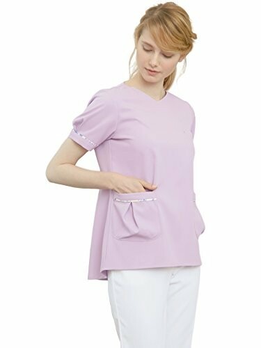 (Laura Ashley) (ローラアシュレイ)白衣の天使御召しもの LW602 レディース ラベンダー×アメリブルー(LW602-83) 日本 L (日本大きさL好いかげんに)