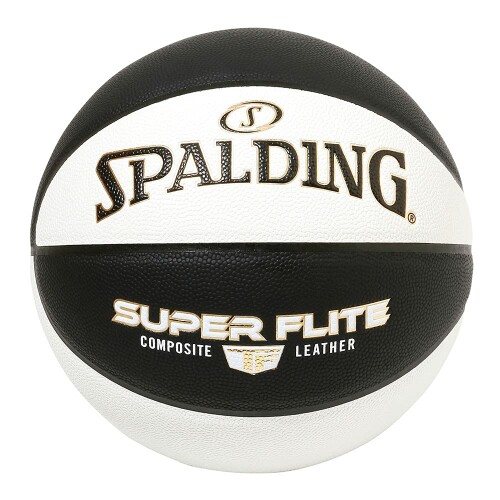 SPALDING(スポルディング) バスケットボール スーパーフライト ブラック×ホワイト 合成皮革 7号球 77-116J バスケ バスケット 5,164円
