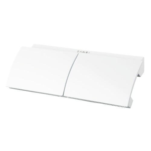 SANEI ダブルぺーパーホルダー 片手でペーパーカット ペーパーを2個収納 ホワイト W3801-W|アルメリア店