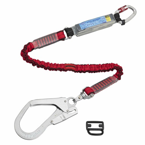 藤井電工　ＴＳＵＹＯＲＯＮ　フルハーネス用　ランヤード　ノビロン　レッド　ＴＨＬ－ＮＶ９３ＳＶ－２１ＫＳ－ＲＥ－Ｒ２３－ＢＰ
