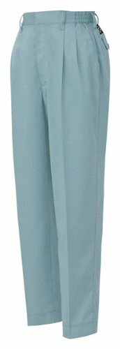 アイトス レディースシャーリングパンツ(2タック) (春夏用) AZ-5373 072 サファイヤブルー 4Lサイズ
