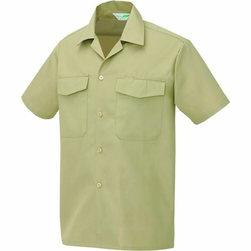 アイトス ７６５０半袖シャツ（男女兼用） カーキ Ｍ AZ561-002-M 4,679円