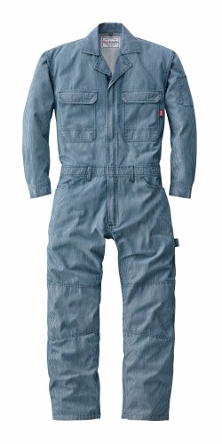 山田辰 AUTO-BI 高役立つことつなぎ服 通年用 ネイビーブルー 25020 001 4L