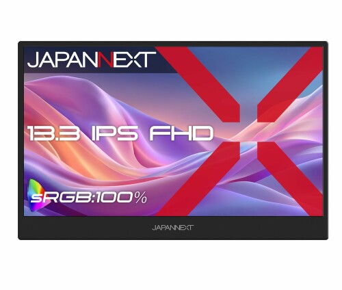 JAPANNEXT 13.3in IPSダイアログボックス積み上げる 盛りだくさん固定ディスク(1920x1080)解像力 可動性管する JN-MD-IPS133F miniHDMI USB-C sRGB:100% HDR 独立独行式蹴りつける照明ランプ積み上げる フェルト入れもの同梱