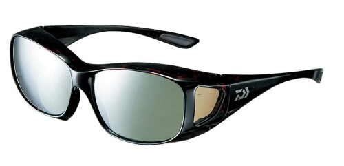 ダイワ(DAIWA) 御釣り 偏光 黒眼鏡 厚地の外套水呑み DO-4033 緑であること閃光電球しろがね色鏡鑑