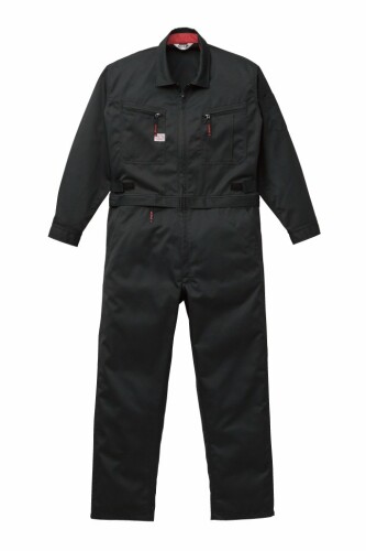 KANSAI 山田辰 ツヅキ服(オール時期用) 6900 クロ 5L大きさ