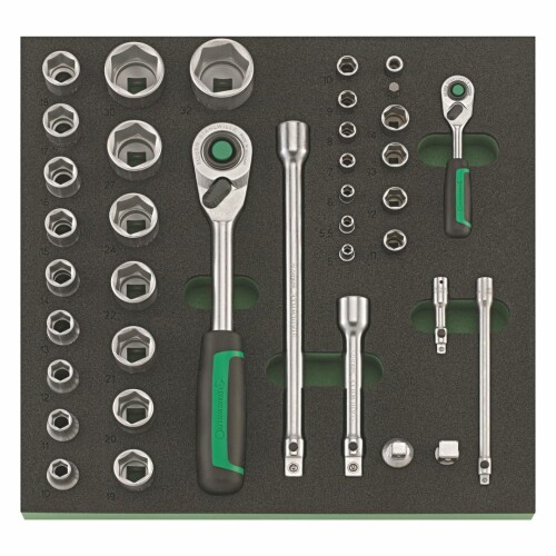 STAHLWILLE スタビレー 38点組 TCS 1/2+1/4SQラチェットソケットセット TCS1 821/38|アルメリア店